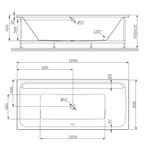 Каркас для ванны AM.PM Inspire V2.0 W52A-180-080W-R Серый