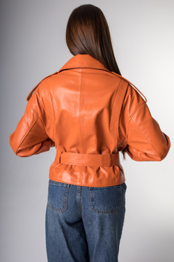 Косуха из натуральной кожи