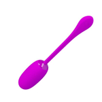 Лиловое перезаряжаемое виброяйцо Julius