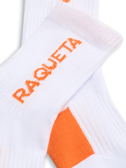 Носки Tenista, белые c оранжевым Оранжевый 36-38
