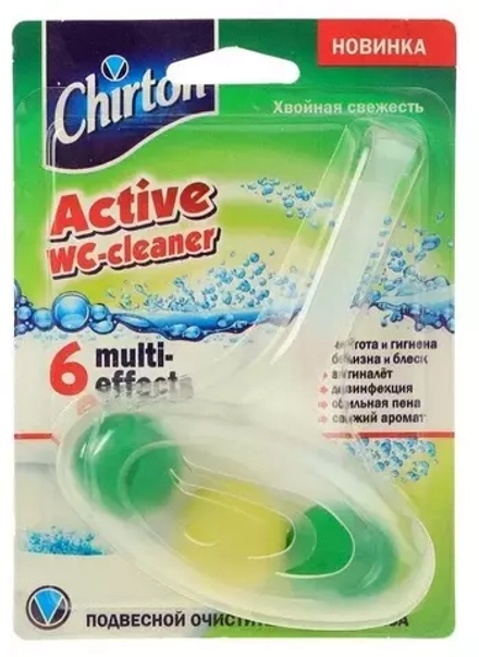 Подвесной очиститель для унитаза Chirton «Хвойная свежесть» шарики, 45 г