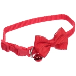 Ошейник с колокольчиком 1*19-32см «Zoo City-Классическая бабочка» микс цветов (минивложение 12шт)