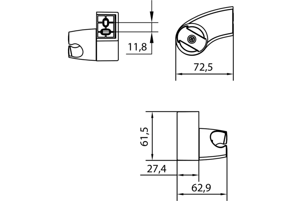 Держатель для лейки IDDIS 040 ID 040CP00I53