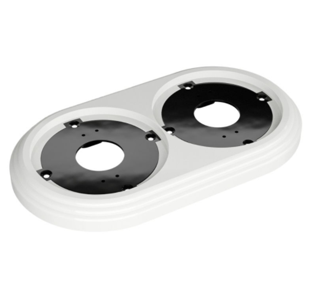 Рамка 2 -местная пластиковая для ретро электрики МЕЗОНИН "Усадьба" GE30702-01 / 2-х постовая / Слоновая кость