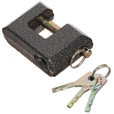 Замок навесной SPE13353A-32 333897, гаражный, 80 мм, прямоугольный