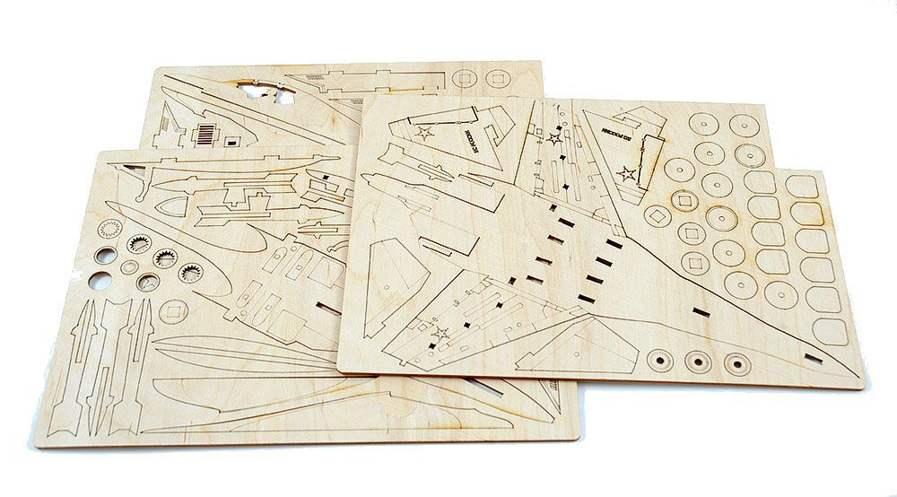 Конструктор из дерева "Армия России" Российский Истребитель