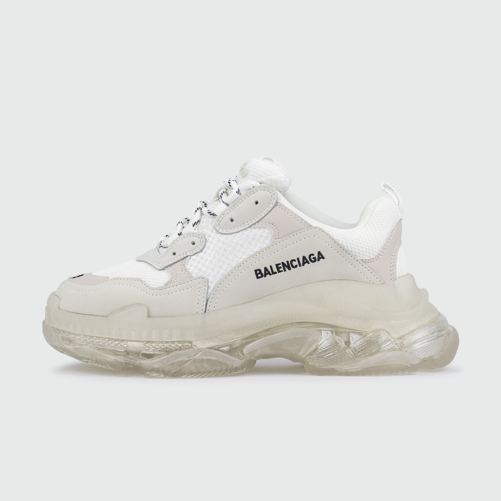 Кроссовки Balenciaga Triple S Silver / Clear Sole