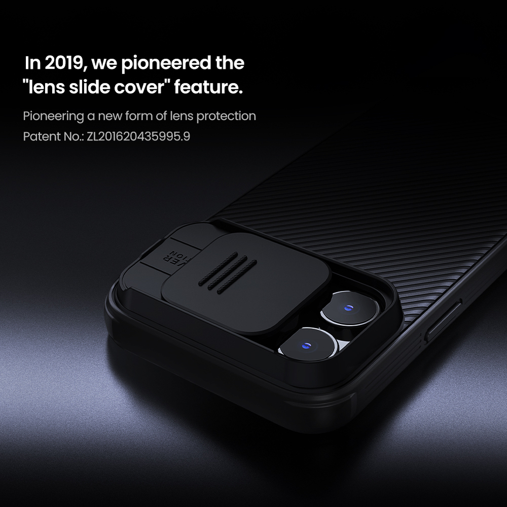 Усиленный чехол с сдвижной шторкой для камеры от Nillkin для iPhone 16 Pro Max, серия CamShield Pro Case