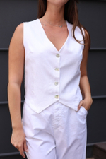 жилет изо льна