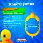 Лодка для парка аттракционов «Уточка», взрослая, на часовом механизме, 172×120×36 см