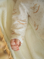 Комбинезон на кнопках "Лошадки с горошками"