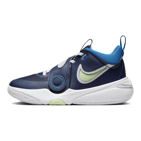 NIKE Team Hustle D 11 Детские баскетбольные кроссовки Низки Син Юнисекс