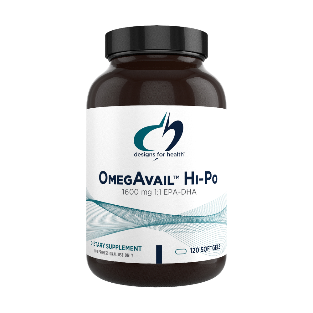 Designs For Health - OPO120 - OmegAvail Hi-Po 120 softgels