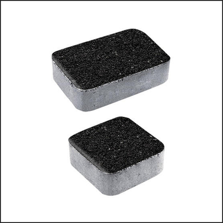 Тротуарная плитка КЛАССИКО - Стоунмикс Черный, комплект из 2 видов плит