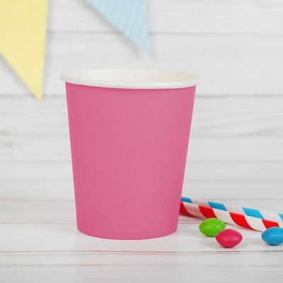 Набор стаканов бумажных, розовый 10 шт.