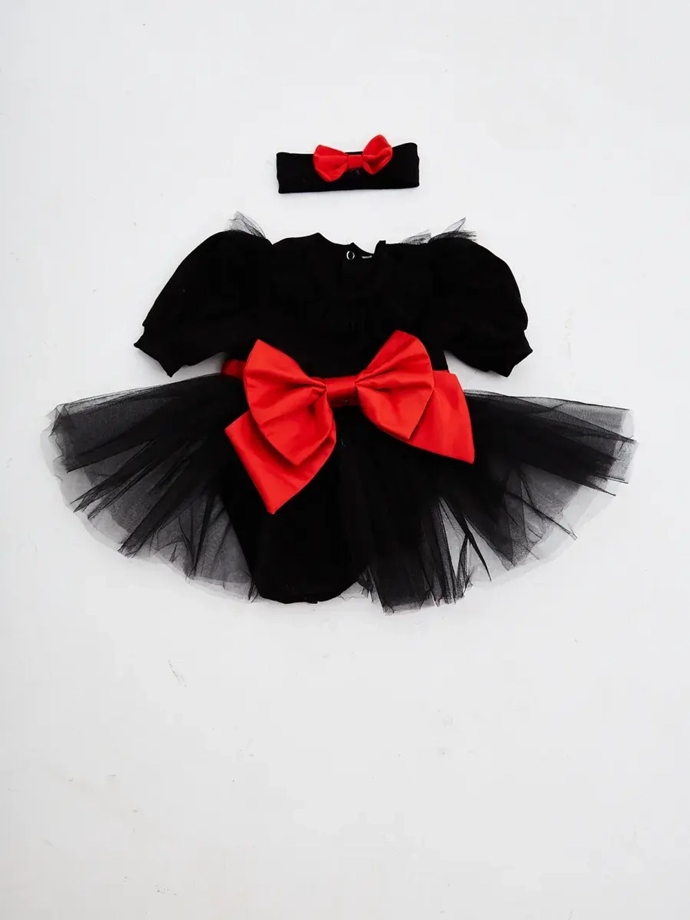 Платье-боди для новорожденной