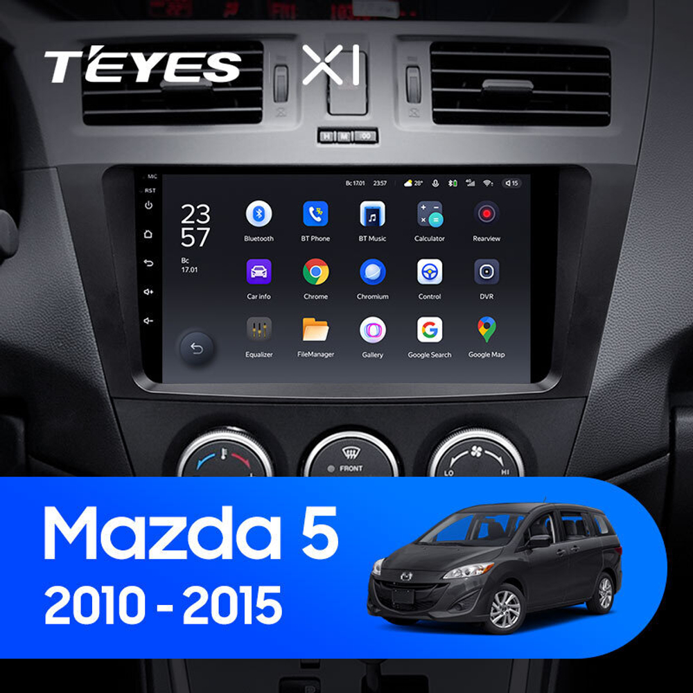 Teyes X1 9" для Mazda 5 2010-2015