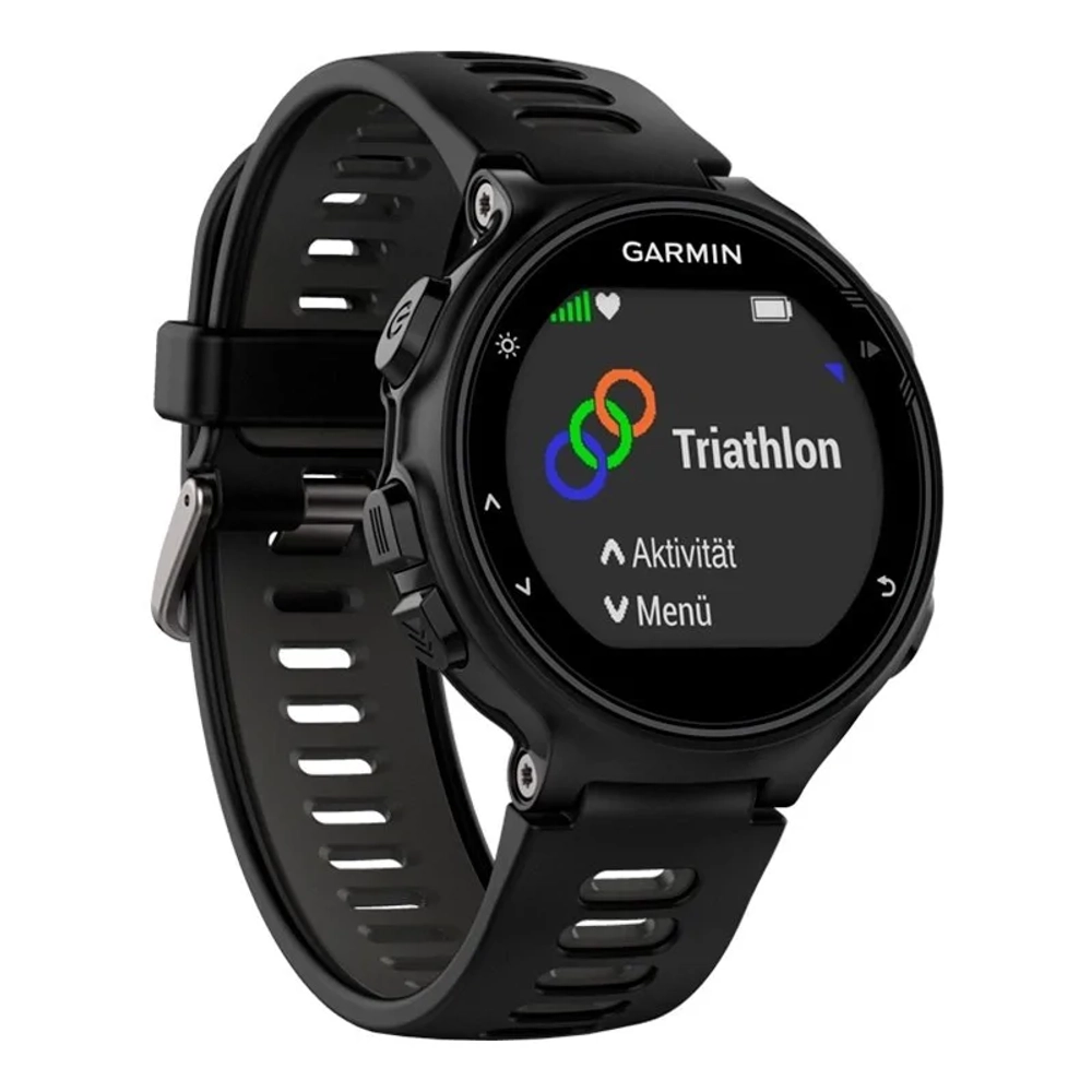 Мультиспортивные часы Garmin Forerunner 735XT, черно-серые, 010-01614-06