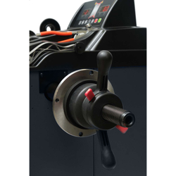 Станок балансировочный ROSSVIK VT-62 NEW (электронная линейка, автостоп, LASER, LED) RAL7016 СЕРЫЙ