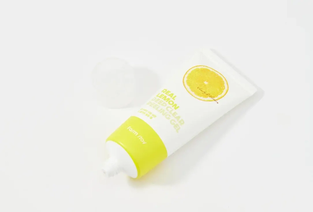 Farmstay Пилинг-скатка с экстрактом лимона Real Lemon Deep Clear Peeling Gel