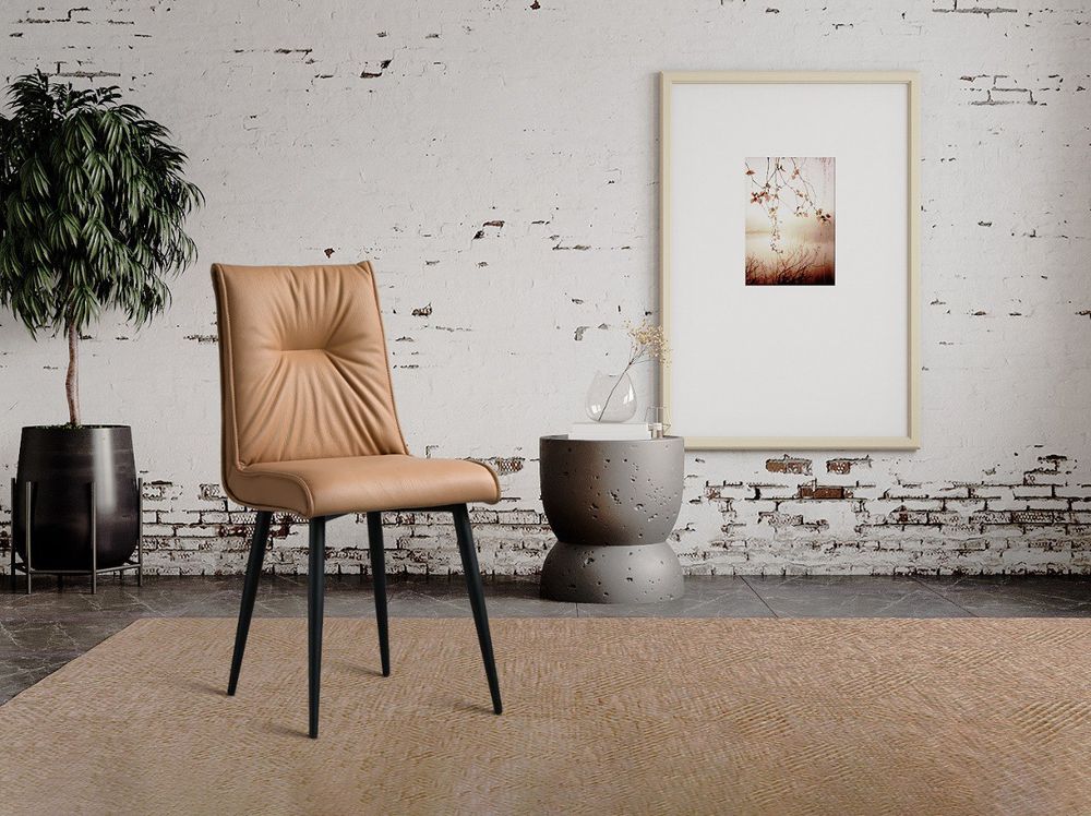 Стул Сенатор (2 шт) Кожа Коричневая