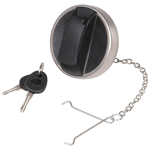 Крышка бензобака SCANIA (60 мм) с ключами и защитой (AIRLINE)