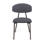 Стул Brad, бархат серый 27