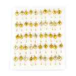 Мормышка "Подвеска" фосфорная, Золото (0.5гр, 50шт/уп)