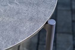 "Милан" лаунж-зона 4-местная плетеная из роупа (веревки), каркас алюминиевый темно-серый, роуп темно-серый