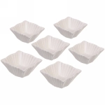 Набор соусников «White magic» 6шт «Волна» ребристый 100мл