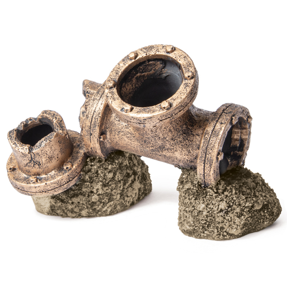 Грот "Труба сломанная", 105*65*73мм, серия "Стимпанк", Laguna AQUA