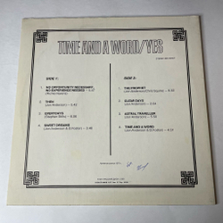 Винтажная виниловая пластинка LP Yes Time And A Word (СССР 1991) Sweet Dreams