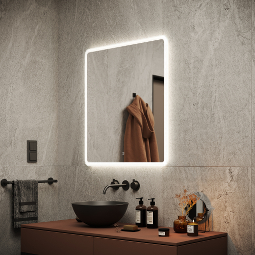 Зеркало Sancos Arcadia 70 см AR700 с подсветкой