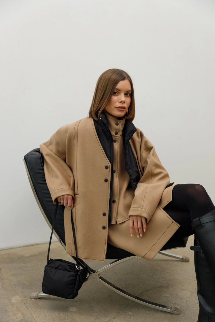 ПАЛЬТО МЕРИКО ПЕСОЧНЫЙ