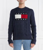 Свитер Tommy Jeans - темно-синий(DM0DM17762)