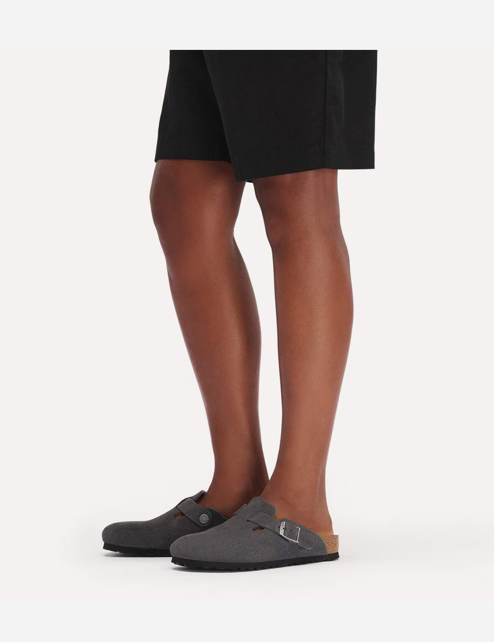 Birkenstock Boston Soft Footbed Clogs "Charcoal"