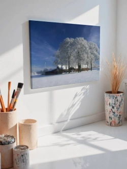Картина на стену 40 X 50 Зимний пейзаж