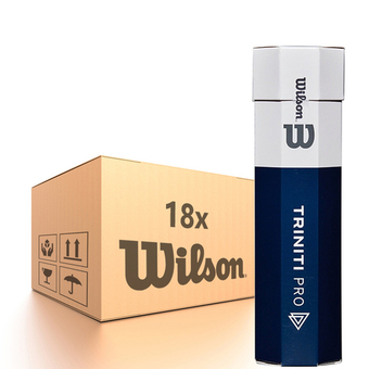 Упаковка теннисных мячей Wilson Triniti Pro - 18 x 4B