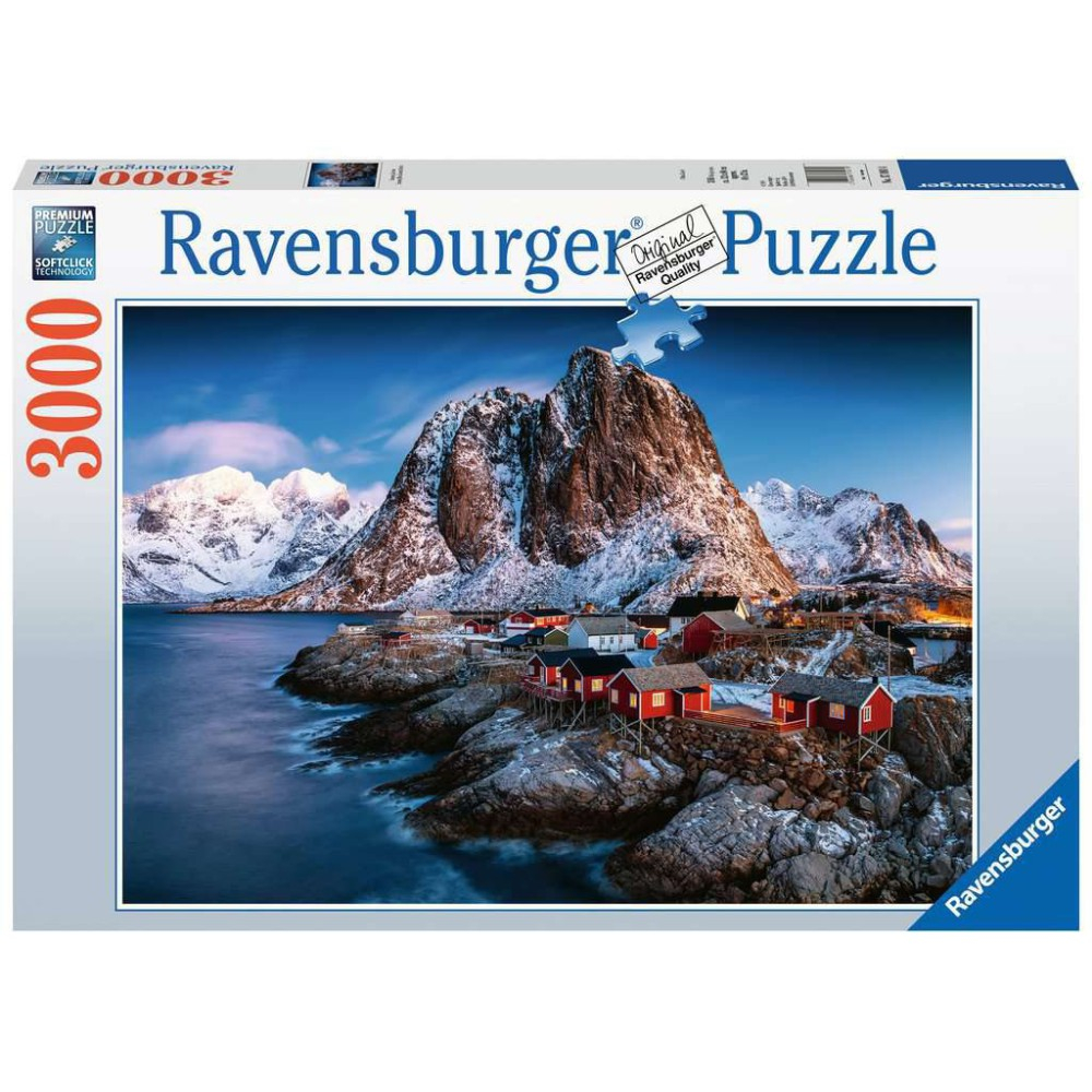 Пазл Ravensburger 1742 170814 Хамнёй, Лофотенские острова 3000 деталей 170814 — фото 5