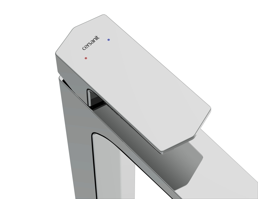 Смеситель для раковины высокий WISLA однорычажный клик клак