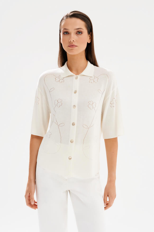 1991 Кардиган женский (молочный)