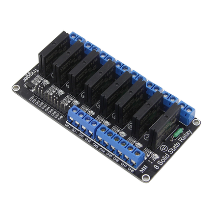 Модуль твердотельного реле (8 каналов) Omron ССР G3MB-202P DC 5V для Arduino АС250В, 2А