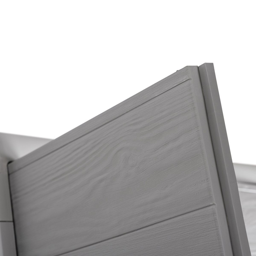 Уличный пластиковый шкаф Toomax Woody's XL Shelves Light Grey