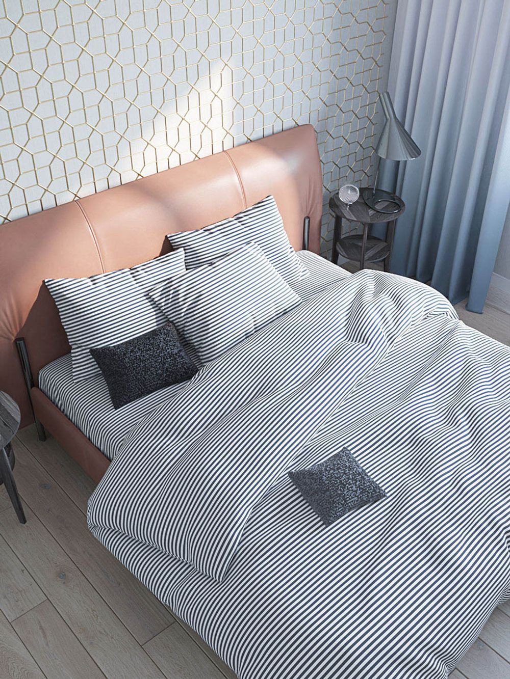 Простынь на резинке Сказка "WANTED (компаньон)" 120х200 см, поплин