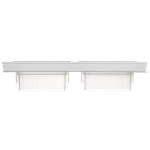 BRITE Рамка 2-местная IP44 РУ-2-БрАБ-44 арктический белый IEK