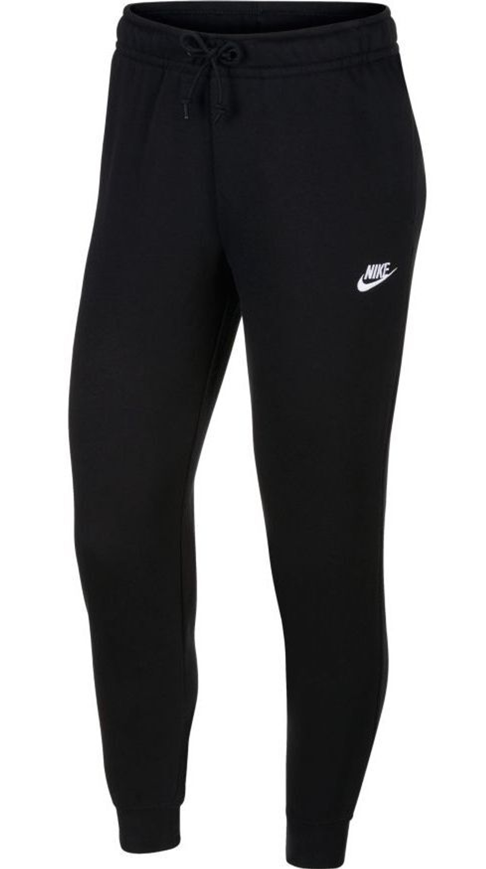 Женские теннисные брюки Nike NSW Essential Pant Regular Fleece W - black/white