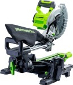 Торцовочная пила аккумуляторная GREENWORKS GD24MS216 24V, АКБ 2Ач и ЗУ 1501707UA