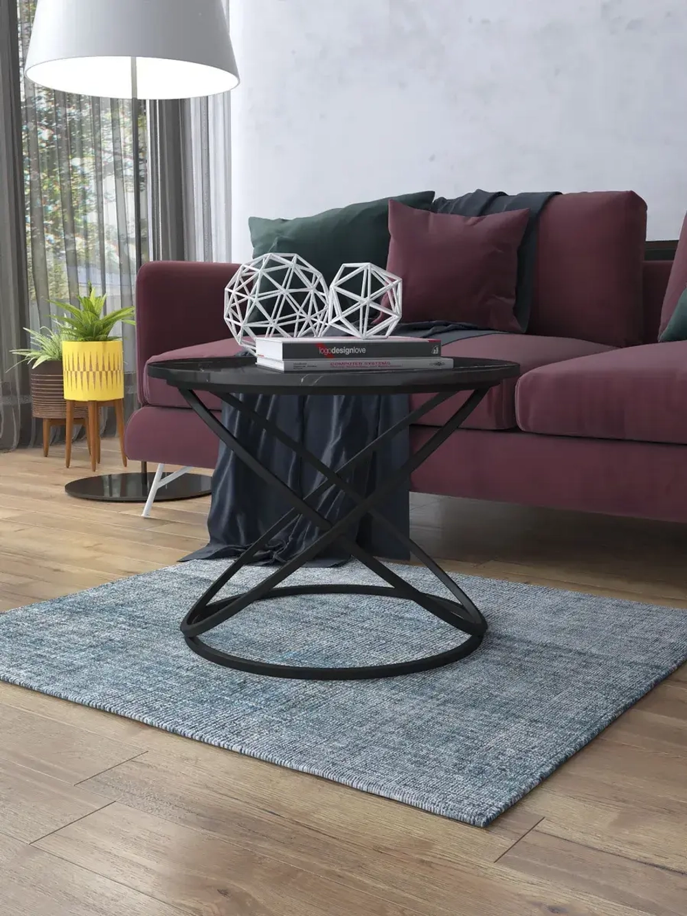 Журнальный стол Инфинити - ЧЧГ - МДФ в ПВХ