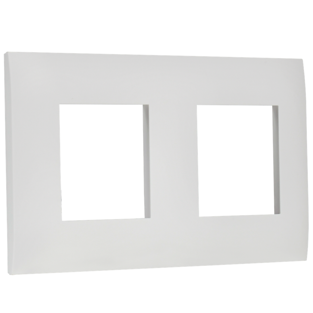 SKANDY Рамка 2-местная SK-F02W арктический белый IEK