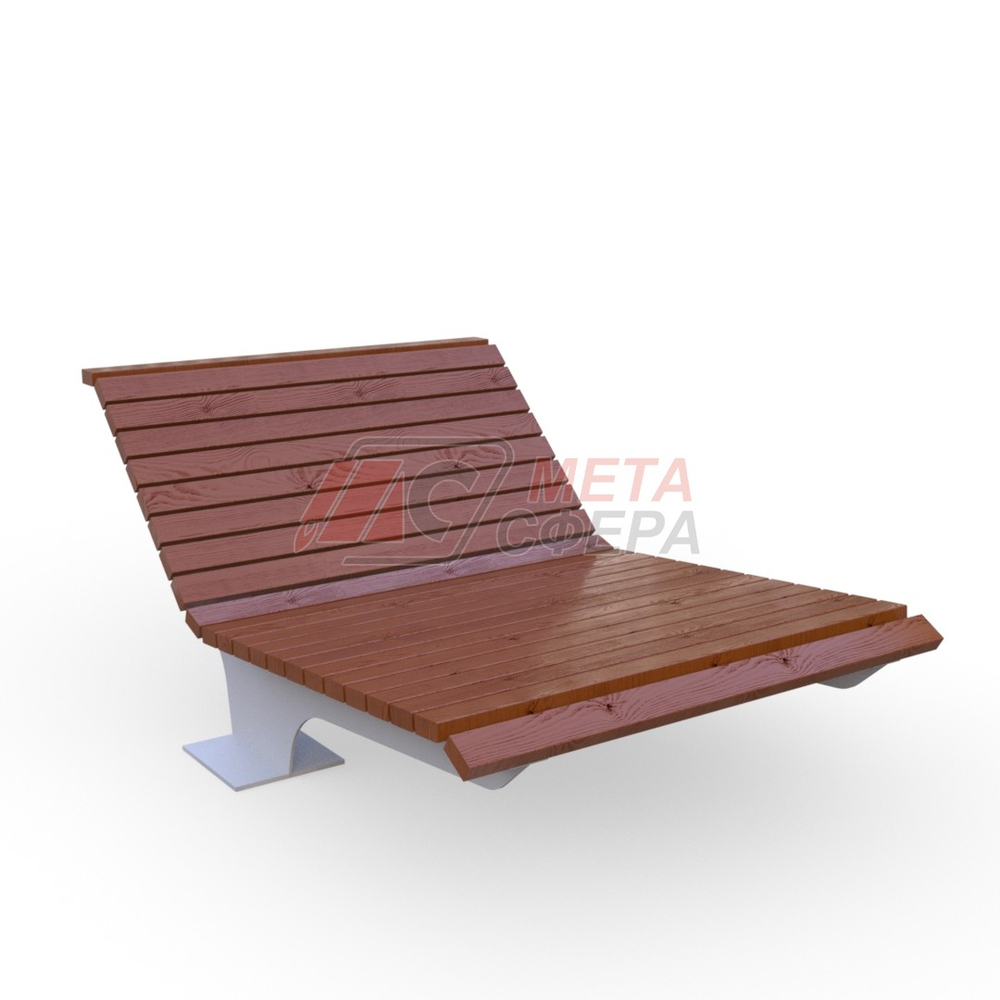 Лежак Promenade широкий